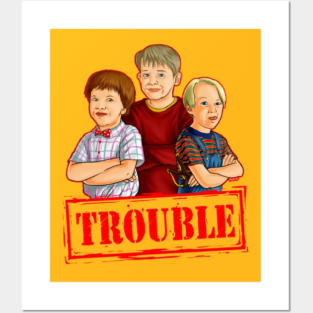 Trouble Makers Wall Art by sk8rDan